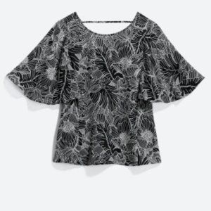 Bar Back Detail Blouse